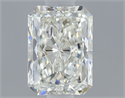 Natural Diamond 0.50 Carats, Radiant with  Cut, J Color, VVS2 Clarity and Certified by GIA