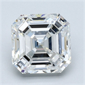 Natural Diamond 2.03 Carats, Asscher with  Cut, G Color, VS1 Clarity and Certified by GIA