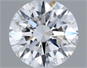 Lab Grown Diamond 1.02 Carats, Round with Ideal Cut, E Color, VVS2 Clarity and Certified by IGI