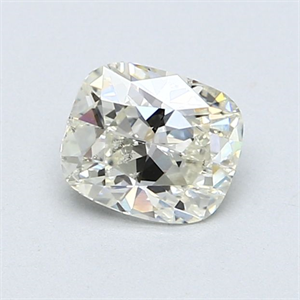 Foto Diamante Natural 0.90 quilates, Del cojín , Color J, claridad SI2 y certificado GIA de