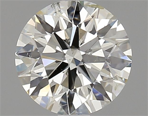 Picture of Natural Diamond 1.24 Carats, Round with Excellent Cut, J Color, SI1 Clarity and Certified by IGI