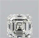 Diamante Natural 1.01 quilates, Asscher , Color I, claridad SI1 y certificado IGI