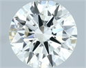 Natural Diamond 1.20 Carats, Round with Excellent Cut, J Color, VVS2 Clarity and Certified by IGI