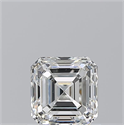 Diamante Natural 1.01 quilates, Asscher , Color H, claridad VS2 y certificado GIA