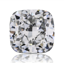 Natural Diamond 0.56 Carats, Cushion with  Cut, E Color, VS1 Clarity and Certified by GIA