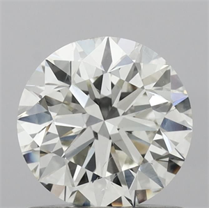 Picture of Natural Diamond 0.90 Carats, Round with Very Good Cut, I Color, VS2 Clarity and Certified by IGI
