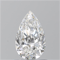 Diamante Natural 0.90 quilates, De pera , Color F, claridad SI1 y certificado GIA