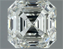 Natural Diamond 1.00 Carats, Asscher with  Cut, I Color, VVS2 Clarity and Certified by IGI
