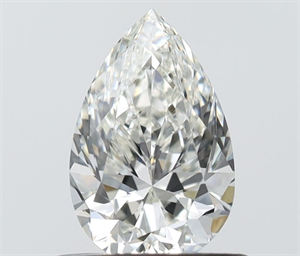 Foto Diamante Natural 0.61 quilates, De pera , Color G, claridad VVS1 y certificado IGI de