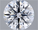 Lab Grown Diamond 1.10 Carats, Round with Ideal Cut, D Color, VVS2 Clarity and Certified by IGI