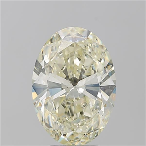 Foto Diamante Natural 4.03 quilates, Ovalado , Color L, claridad SI1 y certificado IGI de