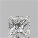 Diamante Natural 1.01 quilates, Princesa , Color G, claridad SI1 y certificado GIA