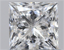 Natural Diamond 0.61 Carats, Princess with  Cut, E Color, SI1 Clarity and Certified by GIA