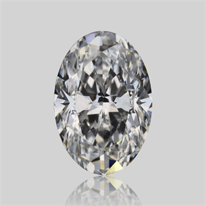 Picture of Natural Diamond 1.20 Carats, Oval with  Cut, E Color, SI2 Clarity and Certified by GIA