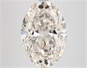 Natural Diamond 5.23 Carats, Oval with  Cut, J Color, VVS1 Clarity and Certified by GIA
