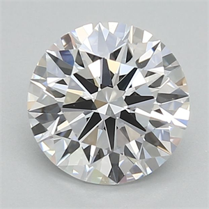 Picture of Lab Grown Diamond 1.07 Carats, Round with Ideal Cut, D Color, VVS1 Clarity and Certified by IGI
