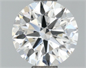 Lab Grown Diamond 1.10 Carats, Round with Ideal Cut, D Color, VVS2 Clarity and Certified by IGI