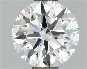 Picture of Lab Grown Diamond 1.10 Carats, Round with Ideal Cut, D Color, VVS2 Clarity and Certified by IGI