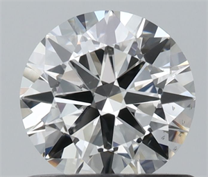 Picture of Natural Diamond 0.70 Carats, Round with Excellent Cut, G Color, VS2 Clarity and Certified by IGI