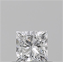 Natural Diamond 0.51 Carats, Princess with  Cut, F Color, VS1 Clarity and Certified by GIA