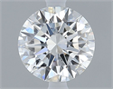 Natural Diamond 0.51 Carats, Round with Excellent Cut, D Color, IF Clarity and Certified by GIA