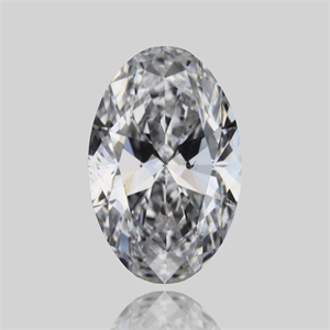 Picture of Natural Diamond 0.45 Carats, Oval with  Cut, D Color, SI1 Clarity and Certified by GIA