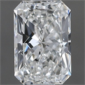 Natural Diamond 0.70 Carats, Radiant with  Cut, G Color, VVS1 Clarity and Certified by GIA