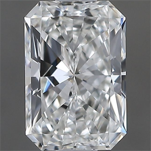 Picture of Natural Diamond 0.70 Carats, Radiant with  Cut, G Color, VVS1 Clarity and Certified by GIA