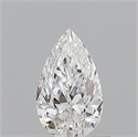 Natural Diamond 0.60 Carats, Pear with  Cut, E Color, VVS1 Clarity and Certified by GIA