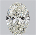 Natural Diamond 1.20 Carats, Oval with  Cut, J Color, VS2 Clarity and Certified by GIA