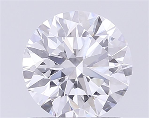 Picture of Lab Grown Diamond 0.93 Carats, Round with Ideal Cut, D Color, VVS2 Clarity and Certified by IGI