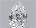 Natural Diamond 0.33 Carats, Pear with  Cut, E Color, SI1 Clarity and Certified by GIA