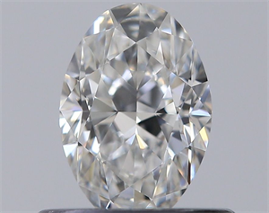 Picture of Natural Diamond 0.45 Carats, Oval with  Cut, F Color, IF Clarity and Certified by GIA