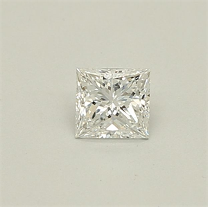 Picture of Natural Diamond 0.30 Carats, Princess with  Cut, E Color, SI1 Clarity and Certified by GIA