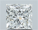 Natural Diamond 1.01 Carats, Princess with  Cut, H Color, VS2 Clarity and Certified by GIA