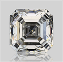 Natural Diamond 0.90 Carats, Asscher with  Cut, I Color, VVS2 Clarity and Certified by GIA