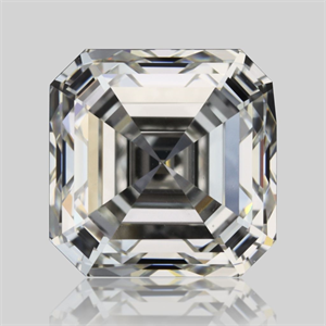 Picture of Natural Diamond 0.90 Carats, Asscher with  Cut, I Color, VVS2 Clarity and Certified by GIA
