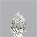 Natural Diamond 0.51 Carats, Pear with  Cut, H Color, VS2 Clarity and Certified by GIA