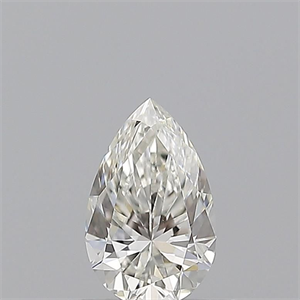 Picture of Natural Diamond 0.51 Carats, Pear with  Cut, H Color, VS2 Clarity and Certified by GIA