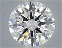 Lab Grown Diamond 1.06 Carats, Round with Excellent Cut, D Color, VVS2 Clarity and Certified by IGI