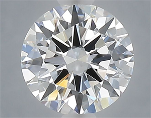 Picture of Lab Grown Diamond 1.06 Carats, Round with Excellent Cut, D Color, VVS2 Clarity and Certified by IGI