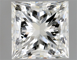 Foto Diamante Natural 0.90 quilates, Princesa , Color I, claridad VS2 y certificado GIA de