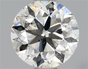 Picture of Natural Diamond 0.71 Carats, Round with Very Good Cut, I Color, SI2 Clarity and Certified by GIA