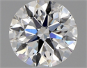 Natural Diamond 0.80 Carats, Round with Excellent Cut, E Color, VVS2 Clarity and Certified by GIA