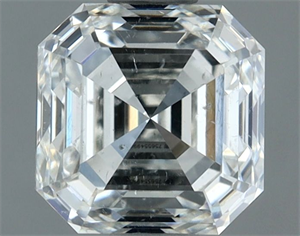 Picture of Natural Diamond 1.01 Carats, Asscher with  Cut, G Color, SI1 Clarity and Certified by IGI