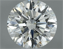 Natural Diamond 0.70 Carats, Round with Excellent Cut, M Color, SI2 Clarity and Certified by GIA