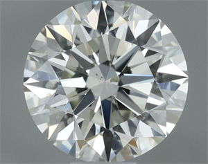 Picture of Natural Diamond 0.70 Carats, Round with Excellent Cut, M Color, SI2 Clarity and Certified by GIA
