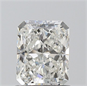 Natural Diamond 1.01 Carats, Radiant with  Cut, H Color, SI1 Clarity and Certified by GIA
