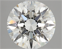 0.70 Carats, Round Diamond with Excellent Cut, J Color, VVS2 Clarity and Certified by GIA