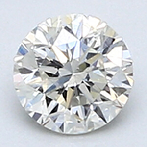 Picture of 0.25 carats, Round Diamond with Good Cut, H SI2 C.E, and Certified By EGS/EGL